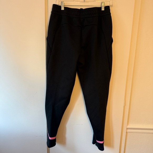 Adidas Black and Pink Womens Joggers Medium Athleisure Pants - Picture 7 of 9